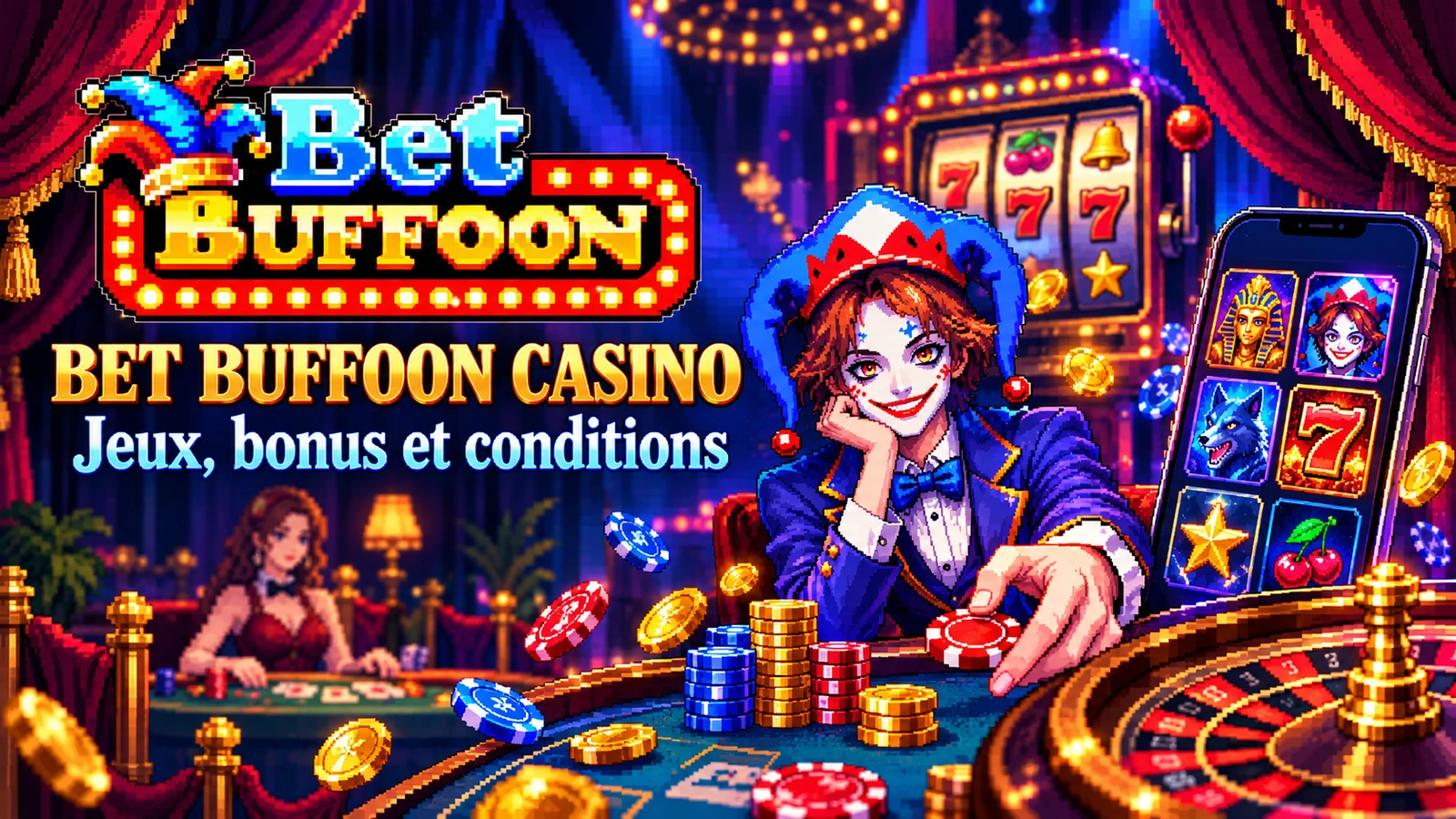 Bet Buffoon Casino : jeux, bonus et conditions